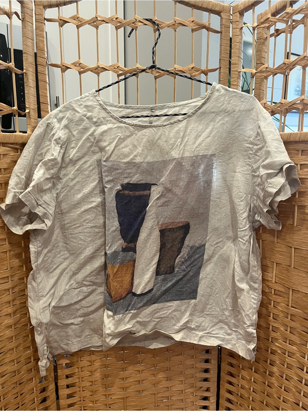 Linen Still Life Short-Sleeve Tee